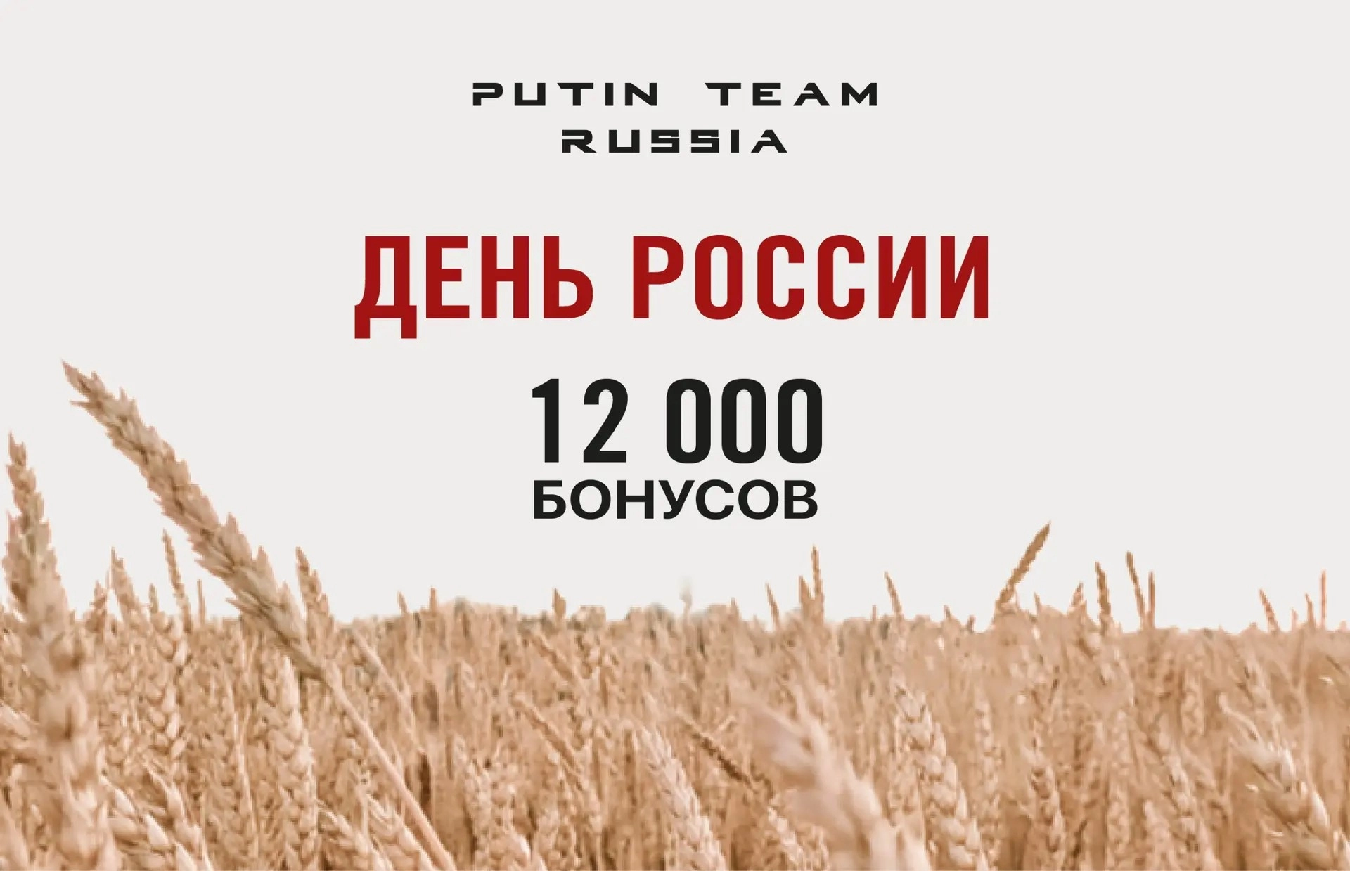 12 000 бонусов ко Дню России 12 000 бонусов ко Дню России
